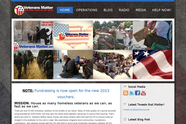 veteransmatter.org site used Believe_theme