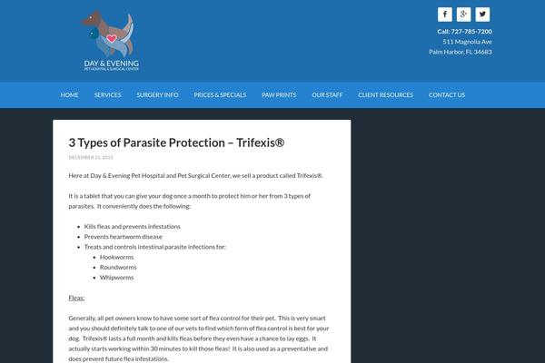 Site using Genesis Simple Share plugin