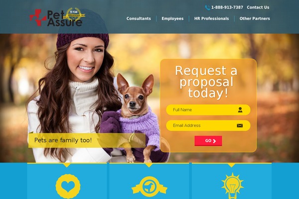 veterinarybenefit.com site used Petassureemployers