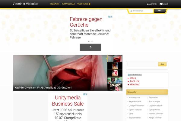 Vidyomax theme site design template sample