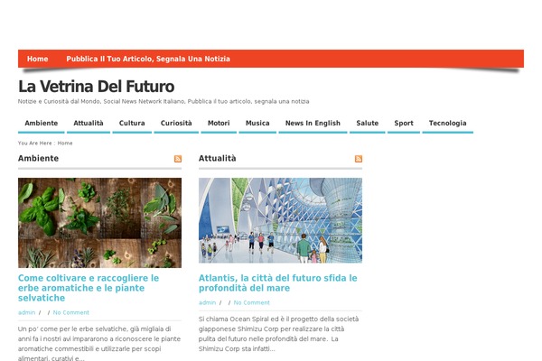 MesoColumn theme site design template sample