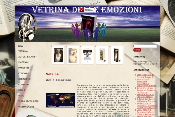 Site using WordPress Thumbnail Slider plugin
