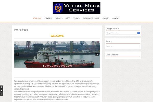 AccessPress Parallax theme site design template sample