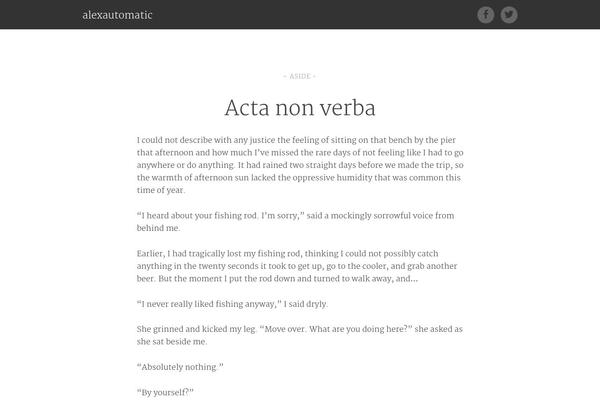 Syntax theme site design template sample