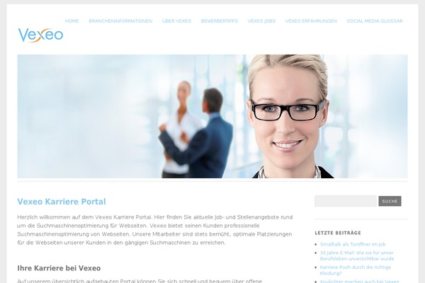 vexeo-karriere.de site used Vexeo-blog