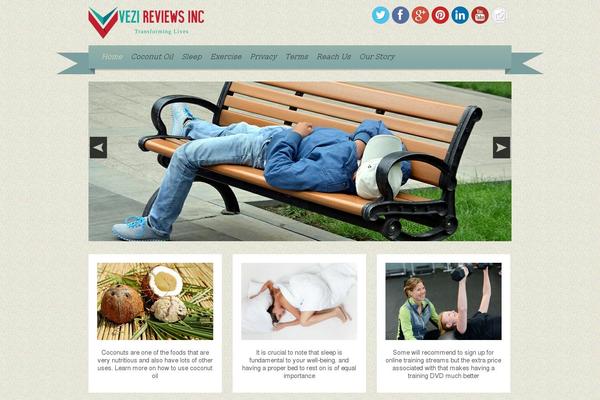 iRibbon theme site design template sample