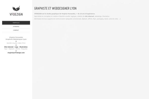 vf-dezign.com site used Studiofolio-child