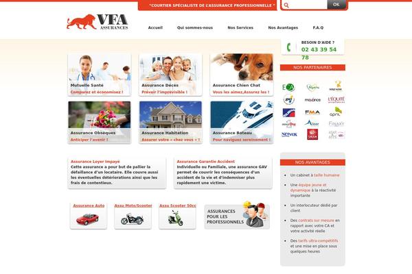Inspire theme site design template sample