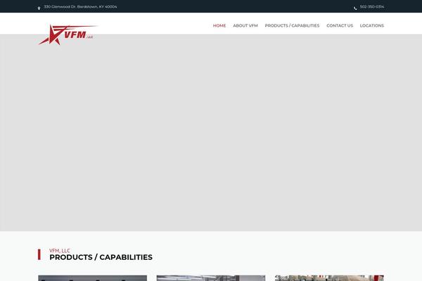 Industrial theme site design template sample