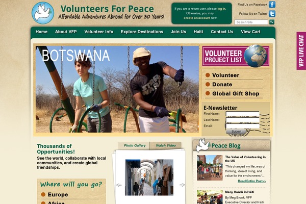 vfp theme websites examples