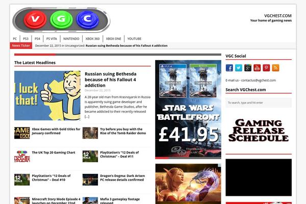 vgchest.com site used MH Magazine