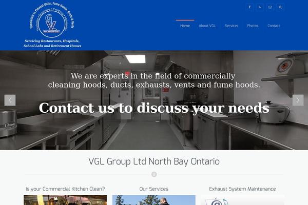Falco theme site design template sample