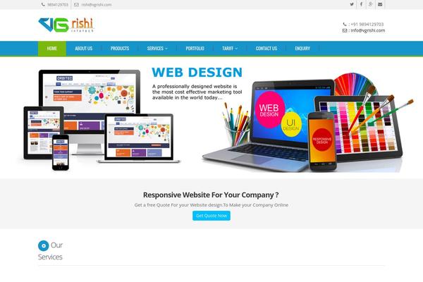 Alterna theme site design template sample