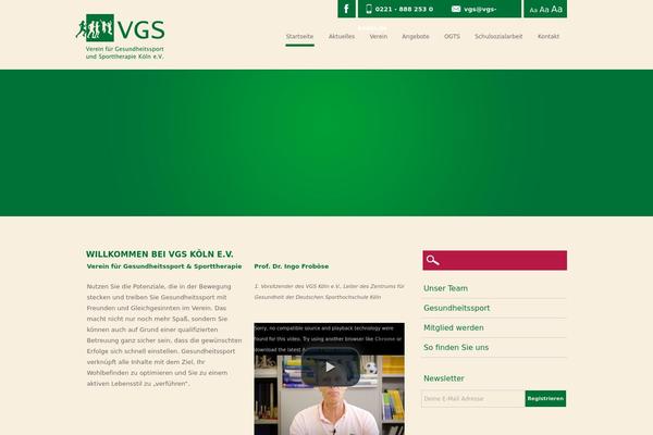 Fgr theme site design template sample