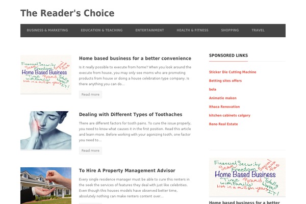 Entrance theme site design template sample