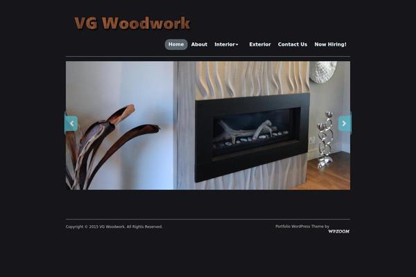 Photoria theme site design template sample