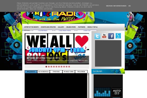 Site using Facebook Popup Like Box plugin