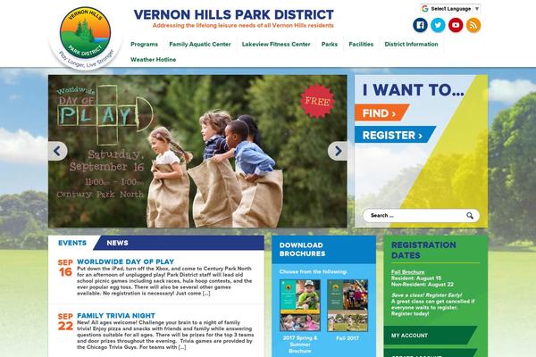 vhparkdistrict.org site used Vhpd