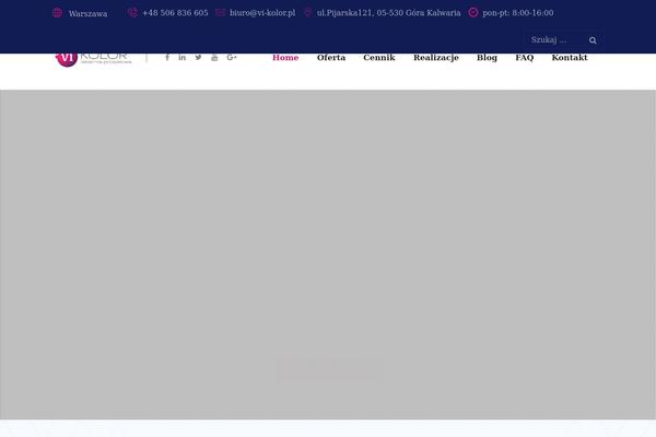 Site using Glider-wpbakery plugin