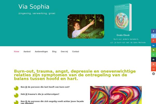 Site using Social Share Buttons by Supsystic plugin