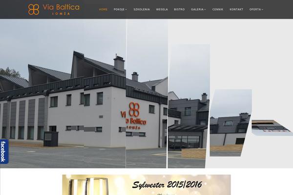 Albergo theme site design template sample