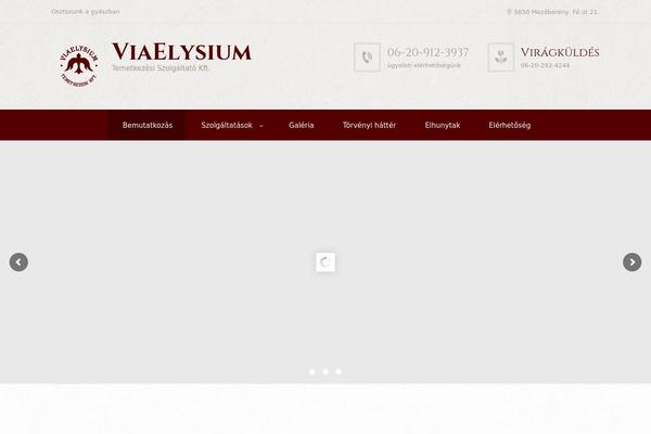 Blessing theme site design template sample