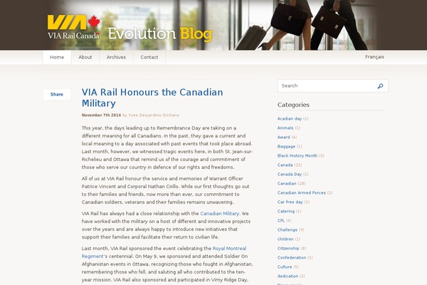 viaevolution.ca site used Titan_pro