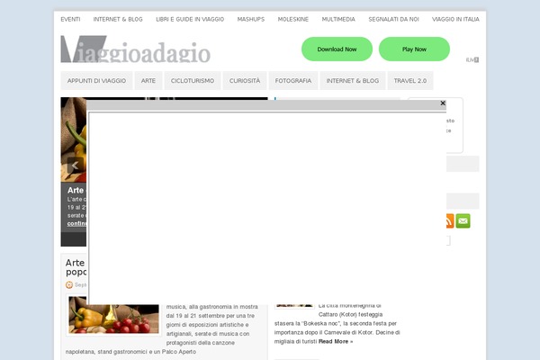 viaggioadagio.it site used NewsPad