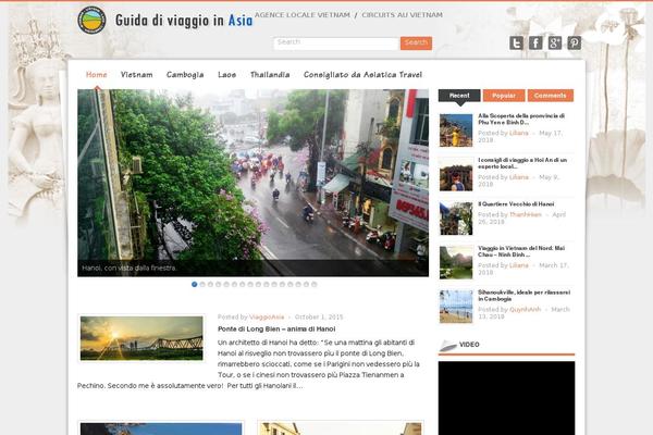 Jono theme site design template sample