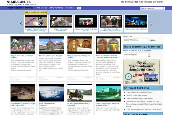 viaje.com.es site used Covertvideopress