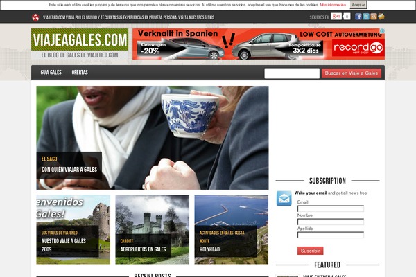 ArileWP theme site design template sample