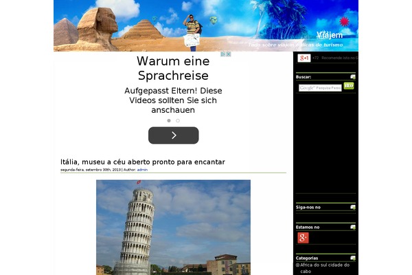 viajem.net site used Greenlight