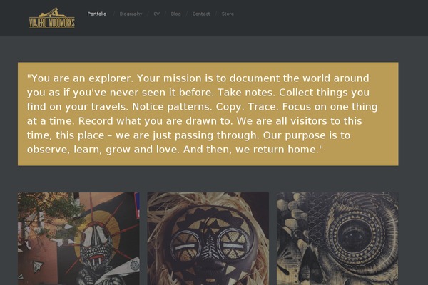 viajeroart.com site used Verb