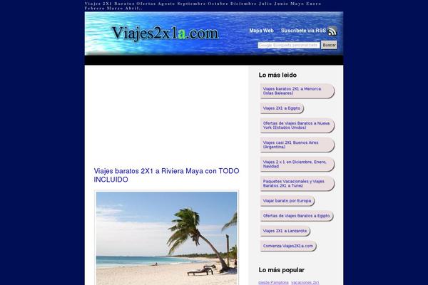 ColdBlue theme site design template sample