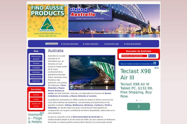 viajesaaustralia.com site used Pobreza