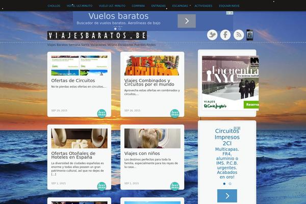 JournalCrunch theme site design template sample