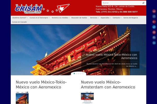 Tempera theme site design template sample