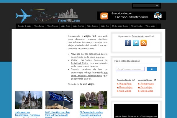 Site using Elegant Subscription Popup plugin
