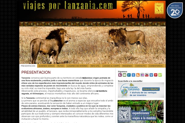 viajesportanzania.com site used Avanzze_base.0.51