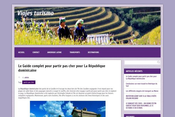 Purple Modena theme site design template sample