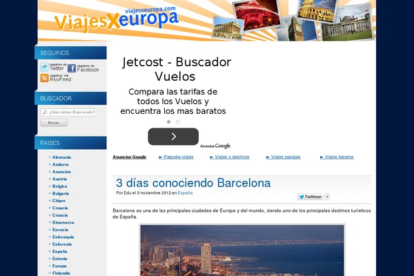 viajesxeuropa.com site used Brunotheme2