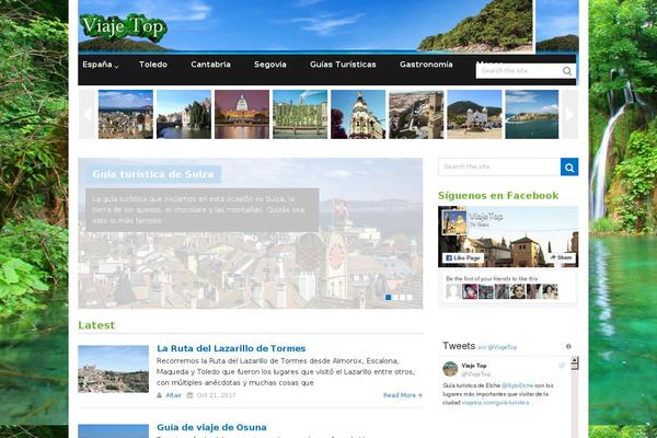 Frontpage theme site design template sample