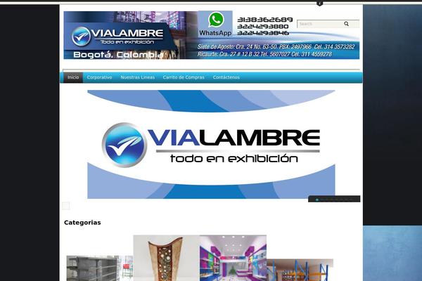 vialambre.com site used Ready_ecommerce_theme