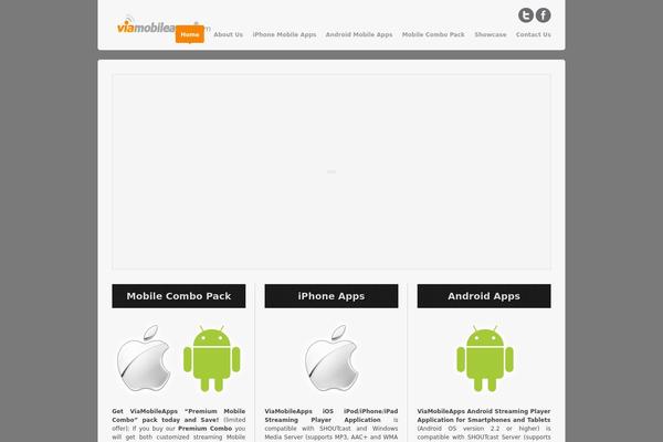 Bizz theme site design template sample