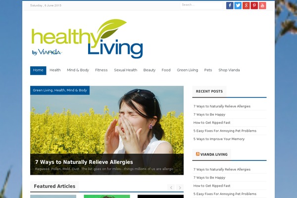 Journal theme site design template sample