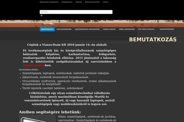 Site using Vision-core plugin