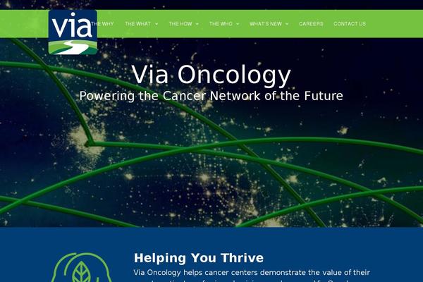 Via theme site design template sample