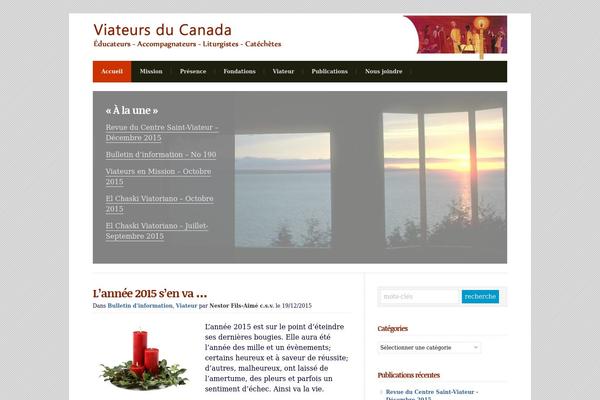 viateurs.ca site used Wp Radiance 1.0.3