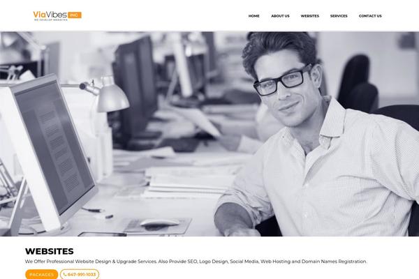 Jobify theme site design template sample