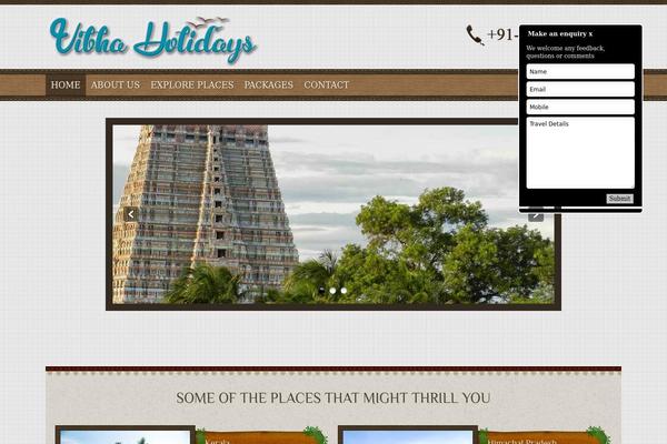 Lostworld theme site design template sample